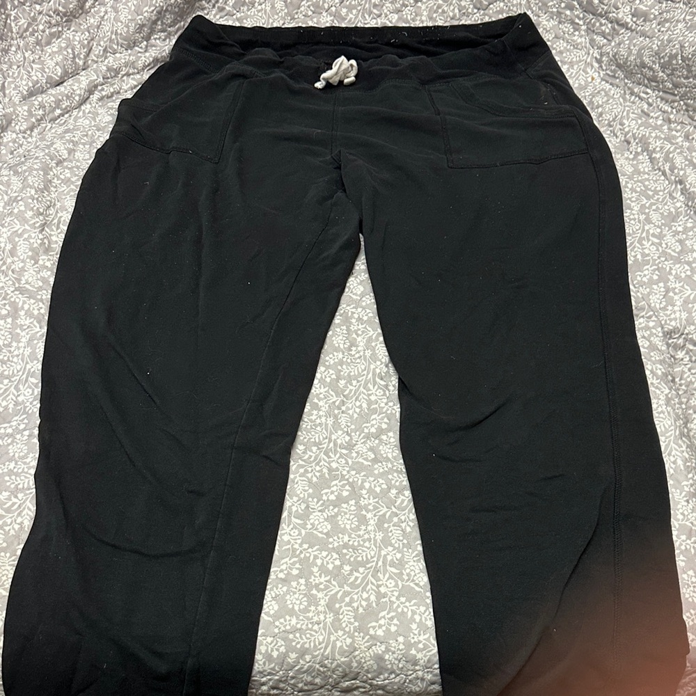 Eddie Bauer Black  Drawstring Joggers